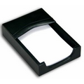 Black Classic Leather 4"x6" Memo Holder